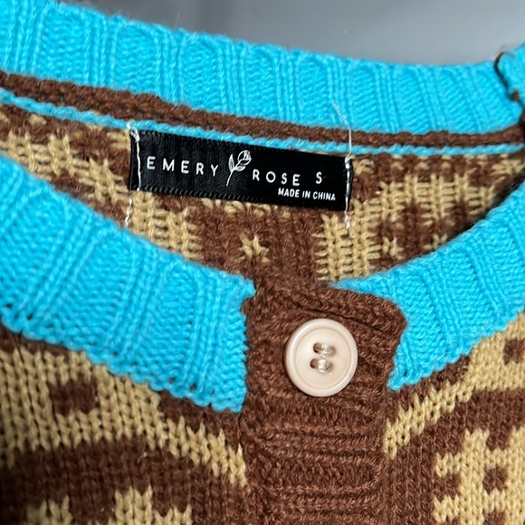 Knit patterned cardigan Size:S - Picture 3 of 6